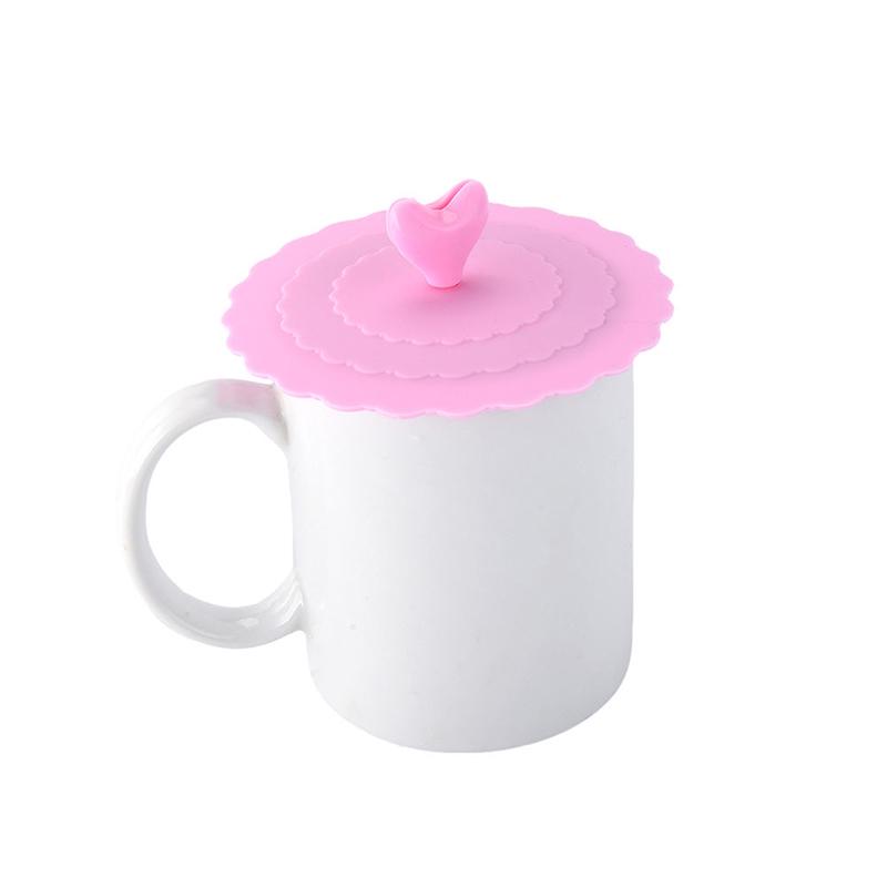 Good Lid Cap Silicone Soft Fruit Fashion Glass Cup Cover Coffee Mug Cute Suction Seal Bowknot 1pc New Strawberry Cup Cover