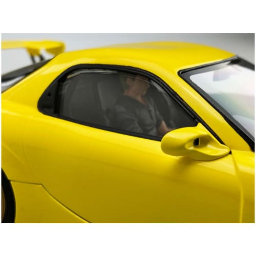 Aoshima Bunka Kyozai (AOSHIMA) 1/24 Scale Initial D Series No. 15 Keisuke Takahashi FD3S RX-7 Project D Specification with Driver Figure Plastic Model