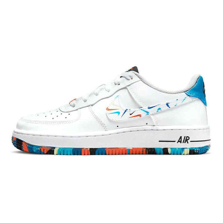 New Nike Air Force 1 Low Multicolor Swooshes GS DM7597-100