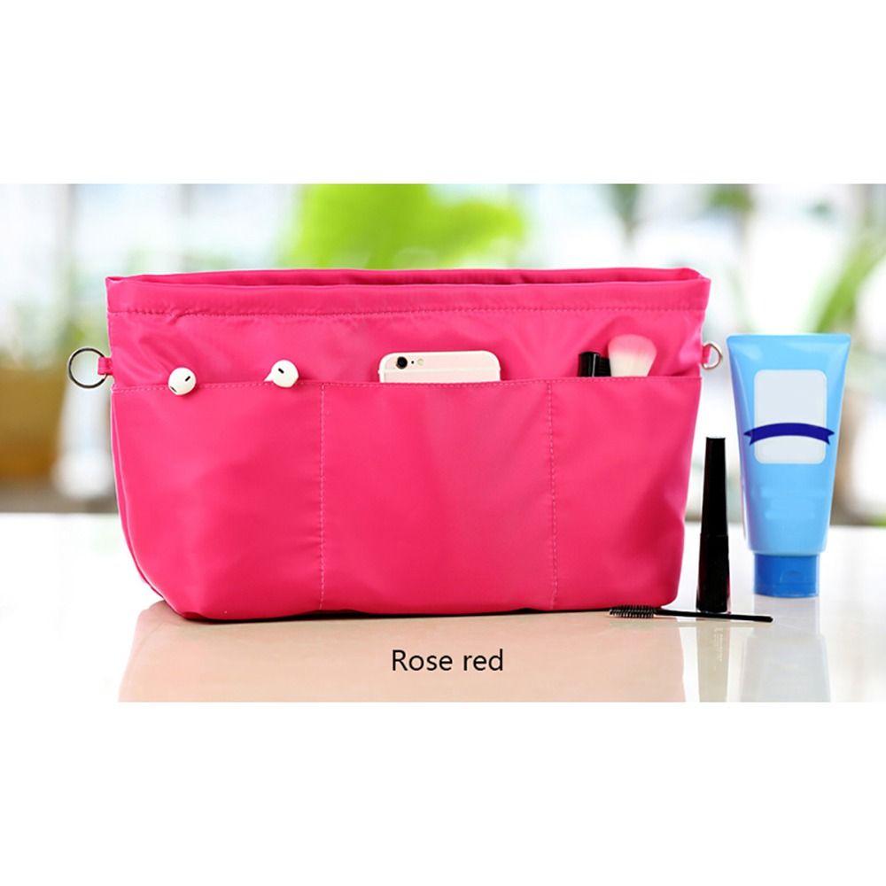 1Pcs Storage Bags Insert Cosmetic Bag Portable Handbag Organizer Durable Linner Bag  Women
