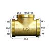 Raccordo a T BSP Femmina Maschio 1/2" Divisore a 3 Vie Raccordo per Tubi in Ottone Accoppiamento DN15 Casa Giardino Per Adattatore Acqua Gas Olio
