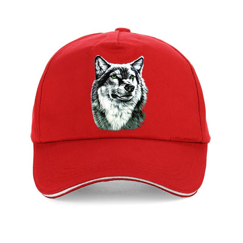 Unisex Animal 3D Print Wolf Baseball Caps Hip-Hop Trucker Unisex Outdoor Sport Sunhat Women Breathable Snapback Adjust Hat