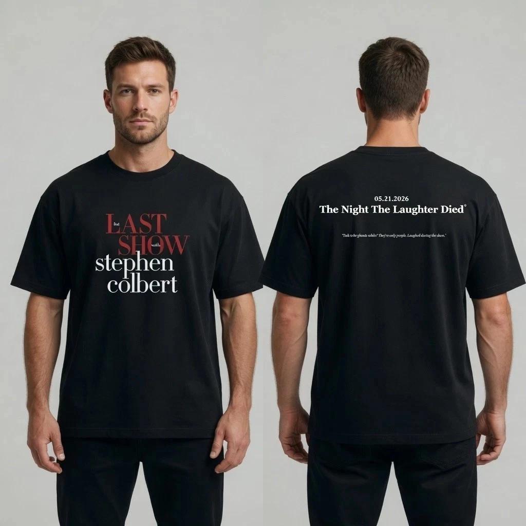 Late Night Final Show 2026 Shirt The Night The Laughter Died Oversized Tee 3XL