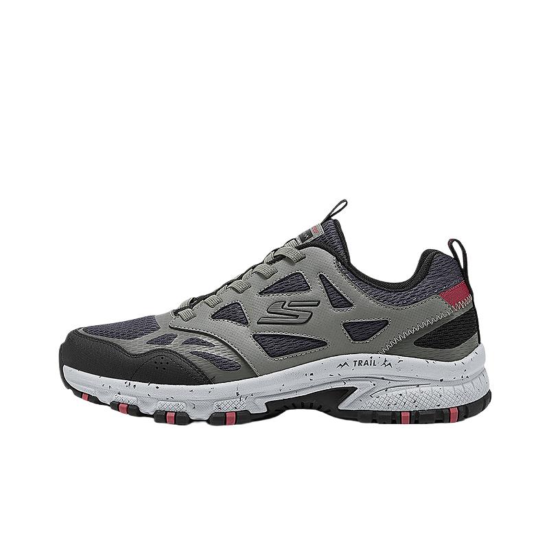 Skechers Outdoor Comfortable Versatile Low-Top Outdoor Functional Shoes Men shoes Gray 237384-CCRD 40