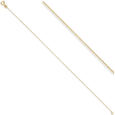 [R7206] - Gold Plated 'Forçat' Chain - 42 Cm 1 Mm
