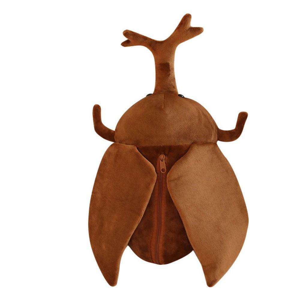 Soft Toy Insect Plush Backpack Artificial Animal Insect Beetle Mini Knapsack Bags  Girls Boys Gifts