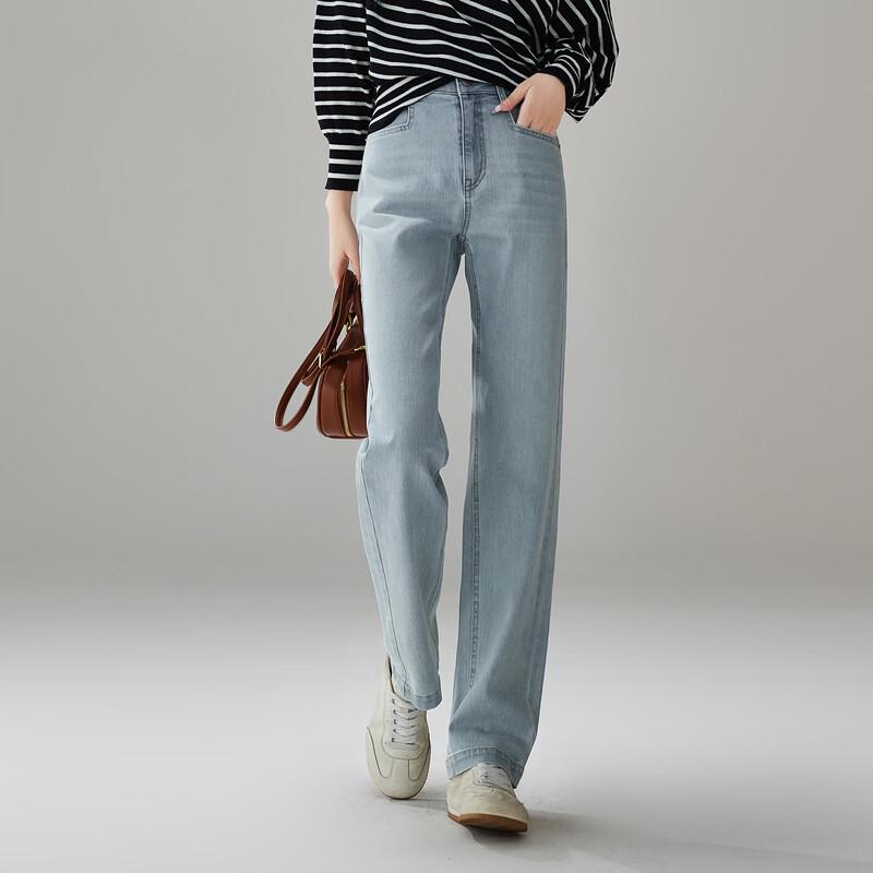 

SOFSIL Women s Vintage High-Waist Straight Leg Jeans 27/M