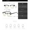 Semi Rimless Photochromic Glasses Anti Blue Light Blocking Color Changing Eyeglasses Square Computer Ray Retro Women Eyewear