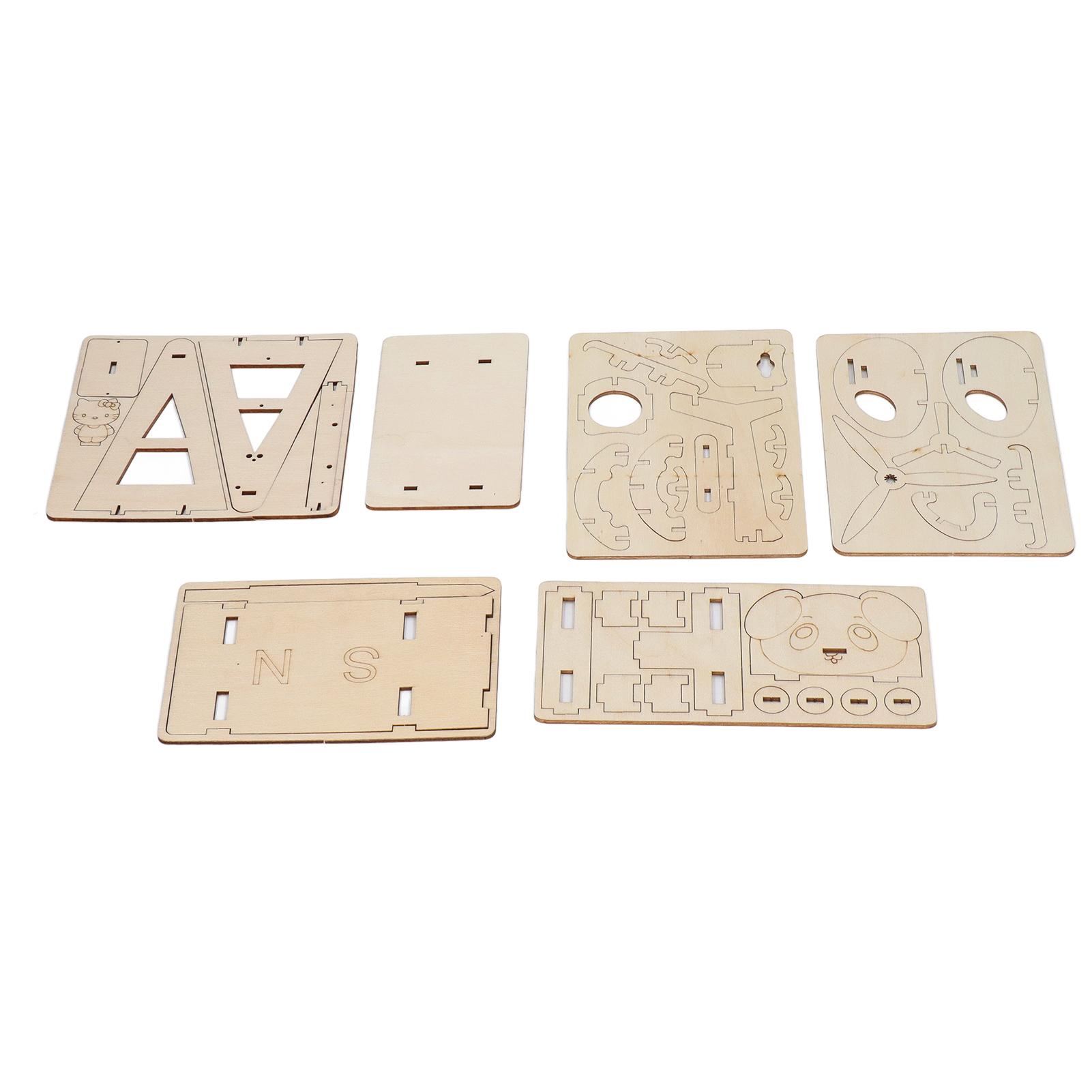 

3D деревянные пазлы для детей 3 в 1, набор для сборки моделей, сделай сам, деревянный ремесленный проект сборки, подарочные игрушки