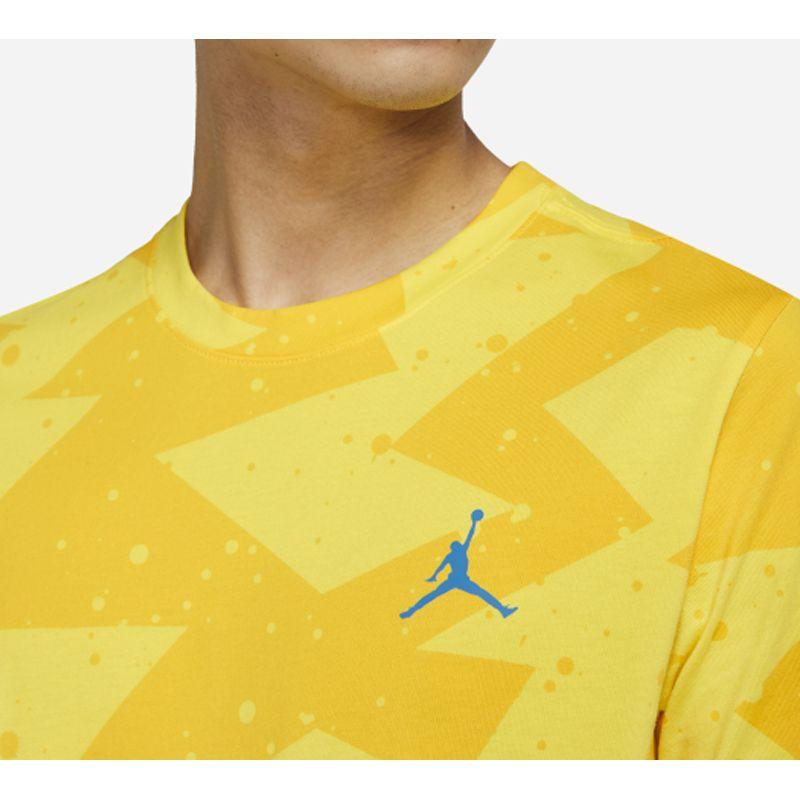 Jordan Printed Poolside Short Sleeve T-Shirt Men Tops Yellow CJ6216-728