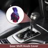 Automotive Manual Gear Shift Knob Cover Purple Polyester 3D Printed Hoodie Style