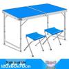 Portable Aluminum Alloy Folding Table and Chair Set for Outdoor Camping and Street Stalls