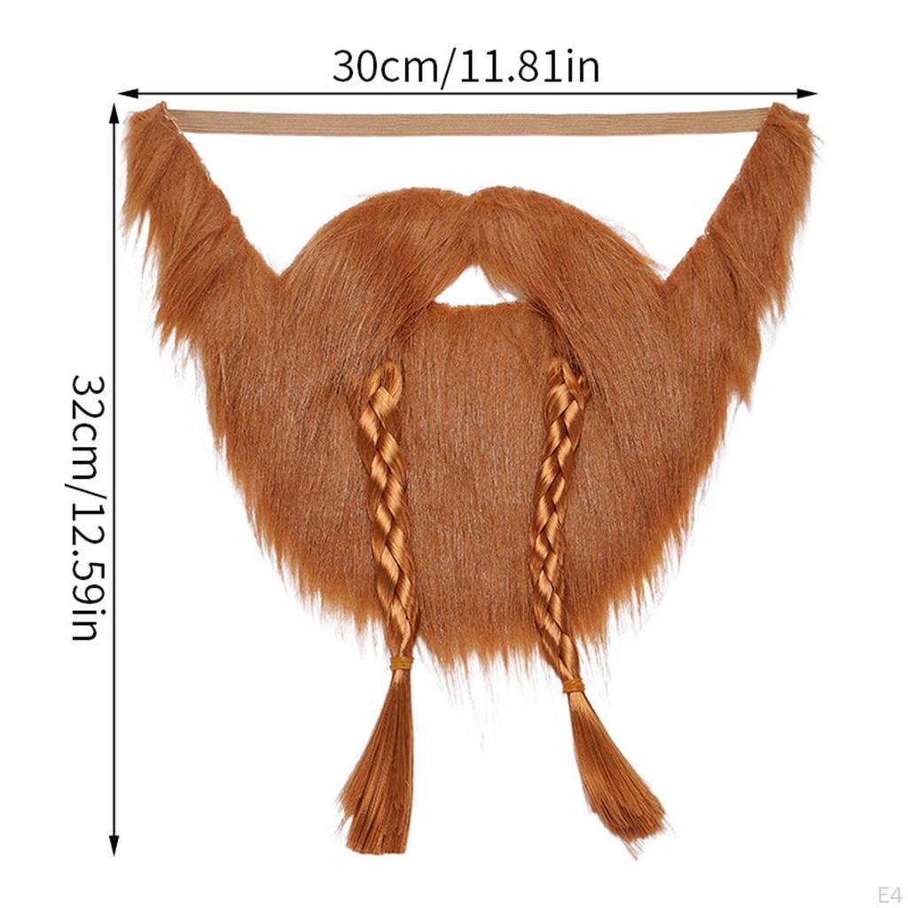 Fake Beard And Makeup for Carnival, Festive Show, Holidays