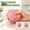 Decompression Toys for Relaxation Apple Squishy Toy, Fruit Squeeze Fidget Toy with Confetti, Soft Portable Anxiety Relief Stress Adults, Desktop