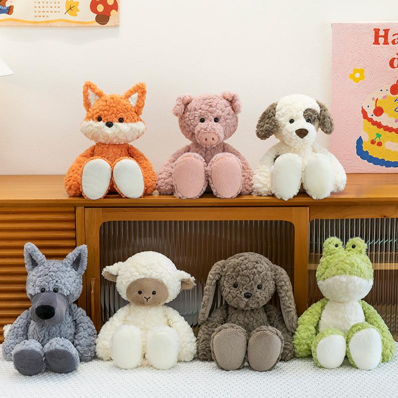 Nebula Animal Fox Comforting Plush Toy Super Soft and Cute Healing Lamb Doll Birthday Gift