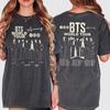 Sommer Mode Trendiges T-Shirt Herren Damen Vintage Top BTS Arirang Welt Tour 2026 Shirt – K-Pop ARMY Merch Hip Hop Streetwear Oversized T-Shirt