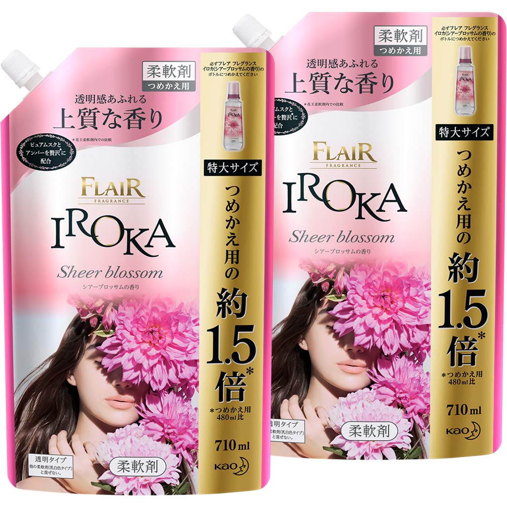 

Ароматизатор-ополаскиватель Flare IROKA Sheer Blossom Scent сменные блоки [оптовая закупка] 710 мл2
