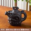 1pc Zhu Ni Handmade Teapot Purple Clay Large Handheld Pot Household Chinese Style Fast Food Cup Kung Fu Tenglong Tea Set