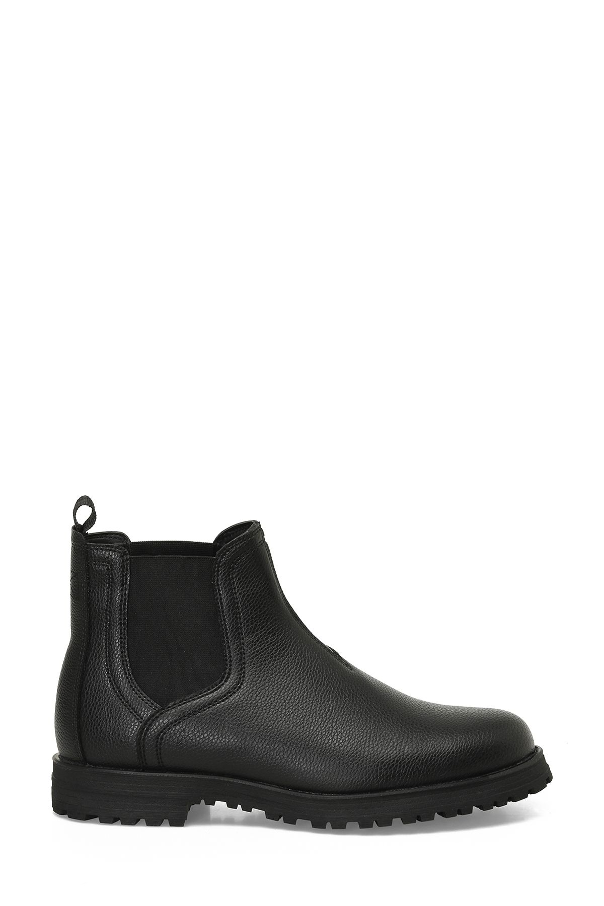 

Men s Fashion Flat Heeled Booties Black Boat Shoes 43