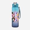 26 English Letter K-Pop Demon Hunters Printed Large Capacity Drinking Cup Portable Outdoor 750Ml Water Bottle Sports Water Cup Children Gift