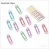 4-pack/10-pack Multifunctional Metal Heart-Shaped Pen Clip   Paperclip   Secure Hold   Writing Supplies & Notebook Accessories