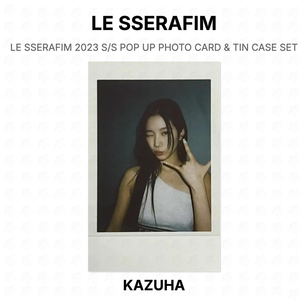 LE SSERAFIM 2023 S/S POP UP PHOTO CARD & TIN CASE SET Official Photocard