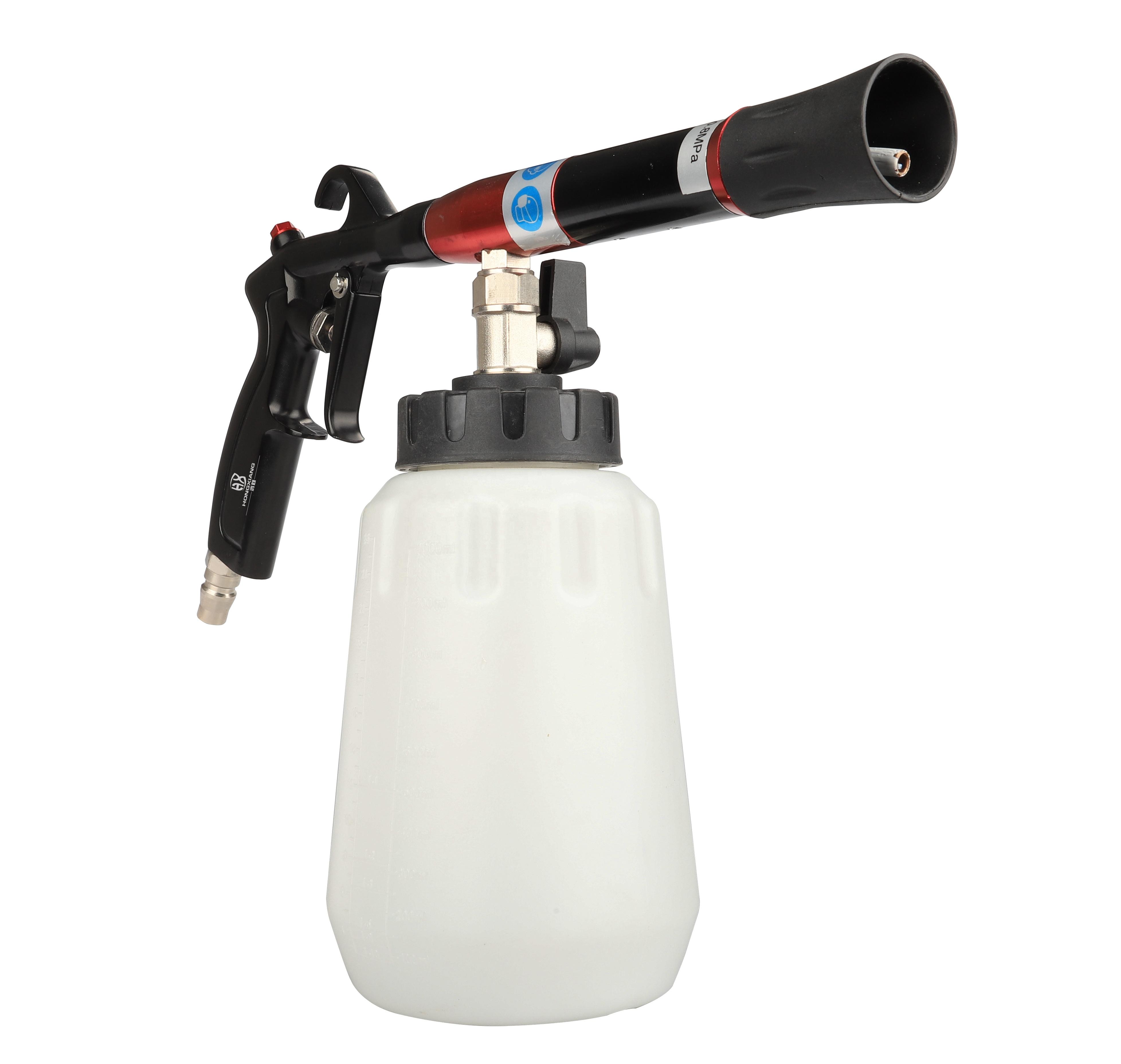 Portable High-Performance Car Clean Gun Air Cleaning Spray Gun Car Washing Foam Gun Steel белый