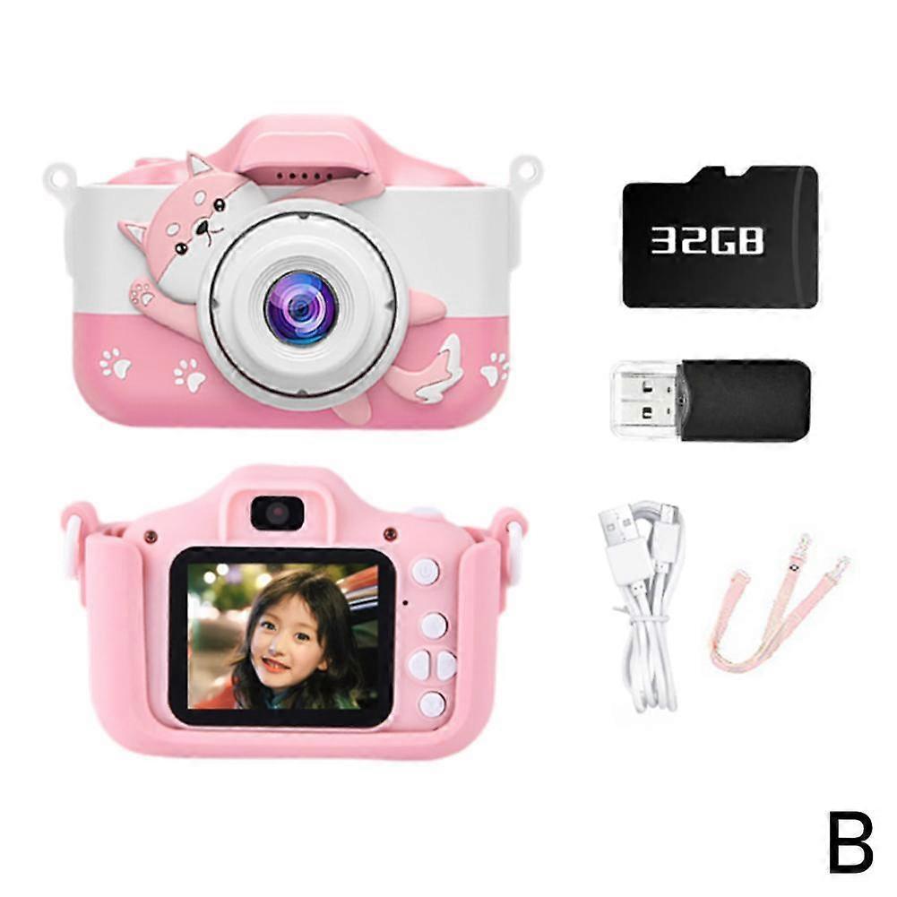 Children Camera Toys Dual Front And Rear Cameras Selfie Video Camera Toys