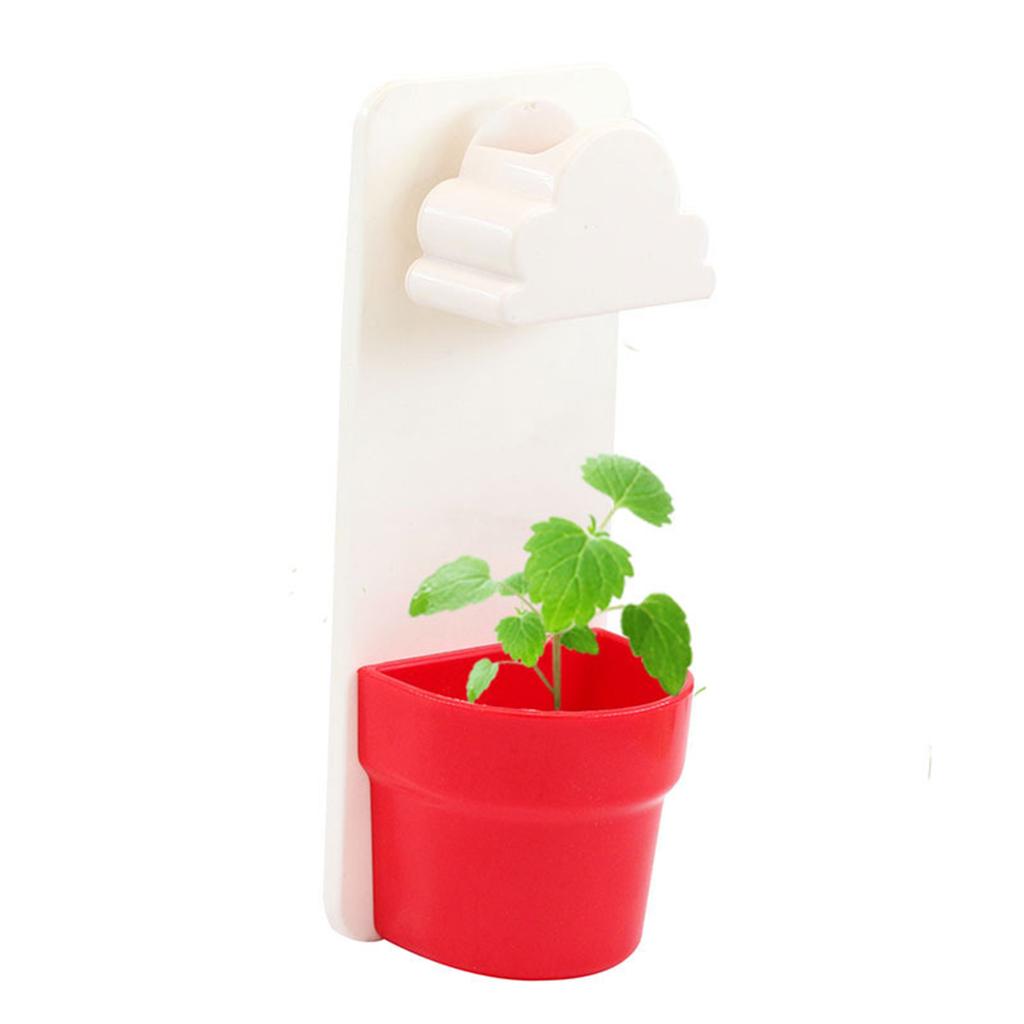 Home Flower Pot With Clouds With Love Shower Hanging Wall Mount Planters Rainy Flower Pot Decoration For Home Garden Yarns