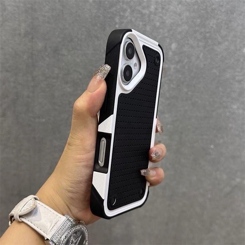 

Бронированный чехол для Apple iPhone 16 Pro Max - ПК и силикон, военный класс, противоударный, полная защита на iPhone 16/15/14/13/12/11/Pro/Pro Max/Plus Apple 13 белый