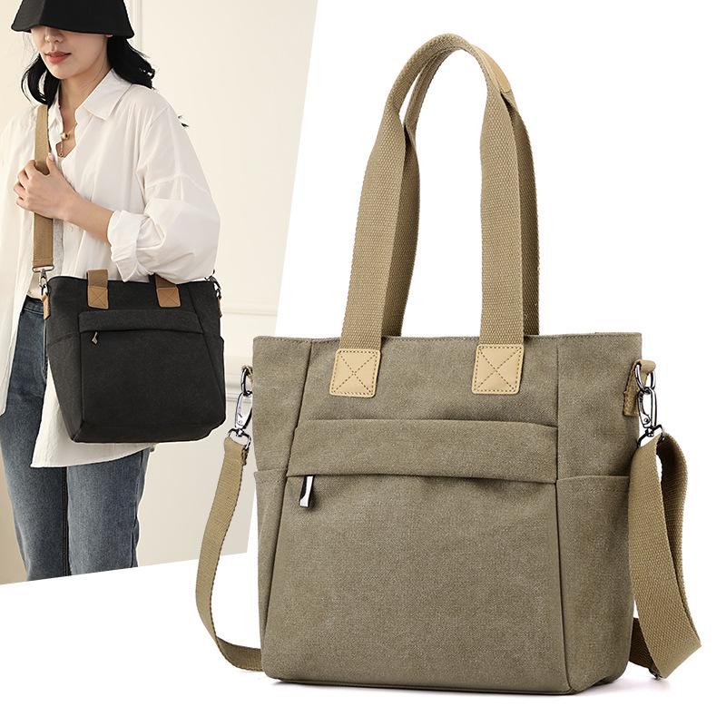 Borsa a tracolla singola da donna con tracolla obliqua, nuova borsa alla moda di grande capacità, borsa tote casual semplice di grande capacità