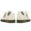 adidas VL COURT 2.0 Sweat Custard Bag Abrasion Resistant Slip Resistant Low Top Skateboard Shoes Unisex Pink HQ1802(Team210-)