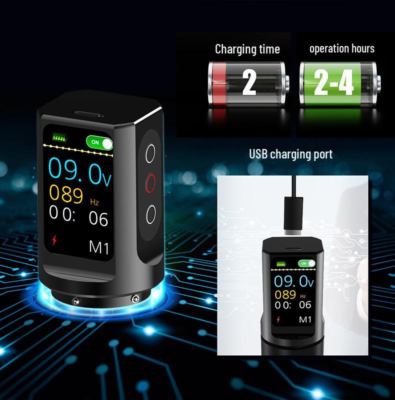 Yilong Wireless Adjustable Stroke Tattoo Pen with Color Screen