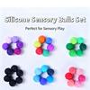 Non-Toxic Sensory Toys Magnetic Sensory Balls Silicone Textured Stress Relief Toy Magnetic Elastic Silicone Balls