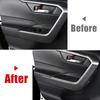 Door Armrest Bowl Panel Cover Strip Trims Stickers For Toyota RAV4 XA50 -  2024 RAV 4 Hybrid ABS Car Accessories