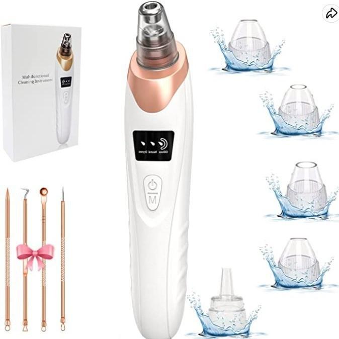 Electric Micro-bubble Blackhead Remover and Visual Pore Cleaner for Acne and Facial Cleaning