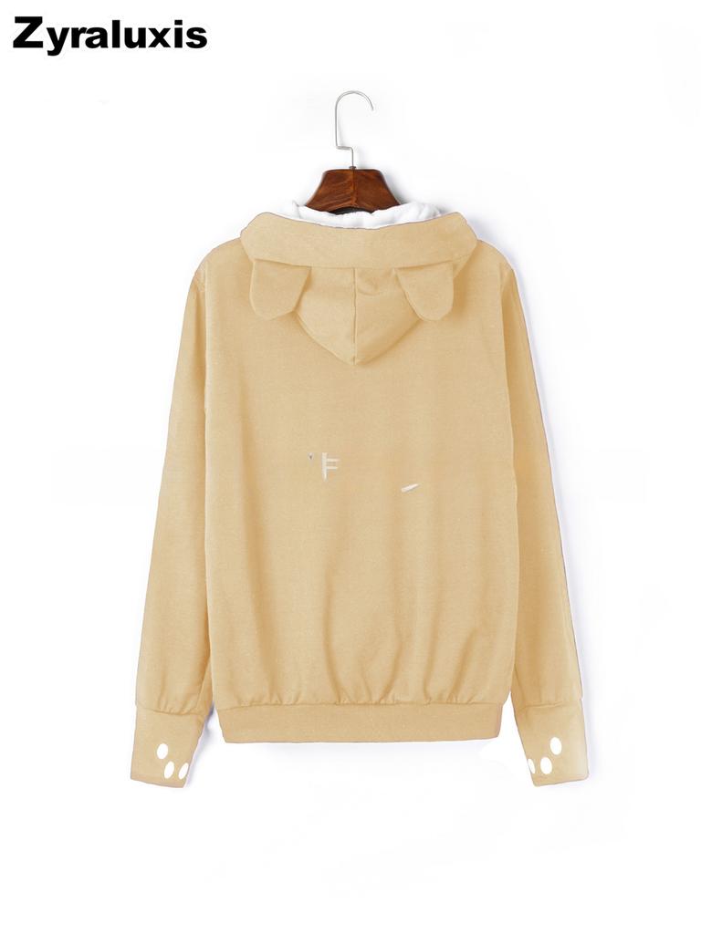 Women's Oversized Pockets Hoodie with Long Sleeve and Warm Sherpa Lining for Fall Winter Daily Wear