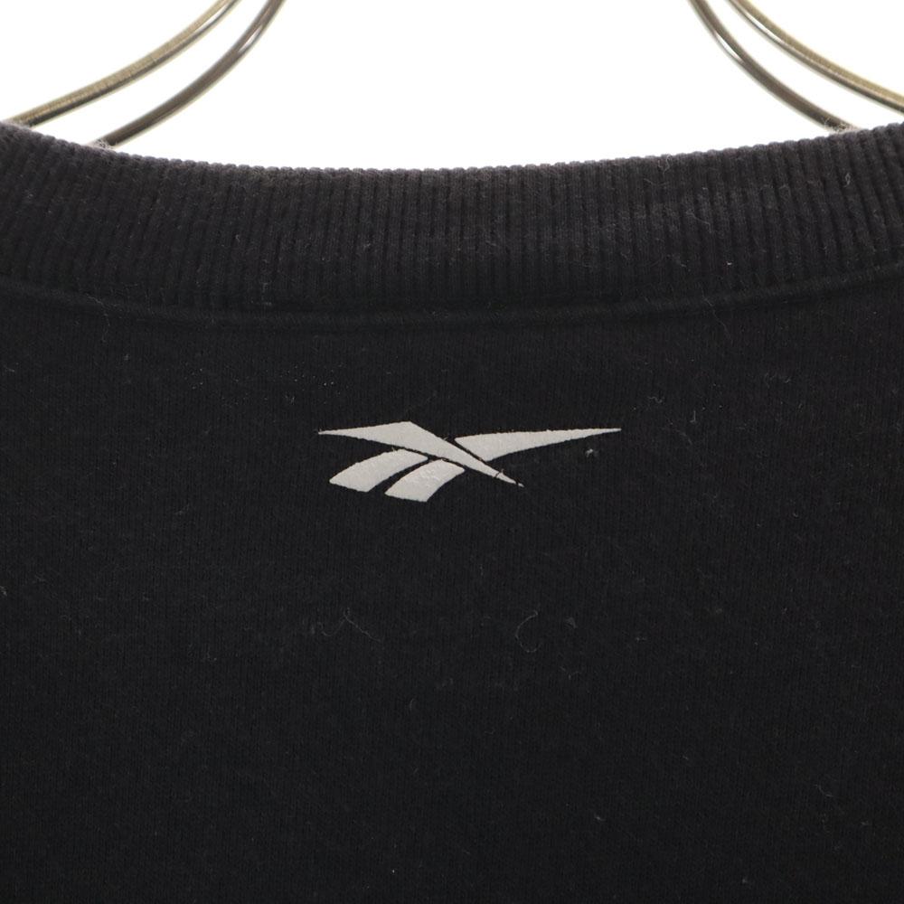 Reebok 90s Old Long sleeve trainer L Black series Back brushed Men's Used