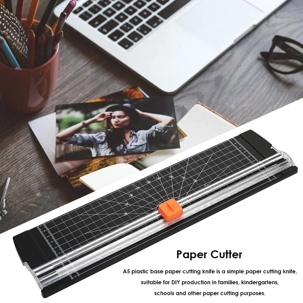 A4/A5 Mini Paper Cutter with Pull-out Ruler for DIY Office Home Stationery Photo Trimmer Scrapbooking Light Cutting Mat Machine