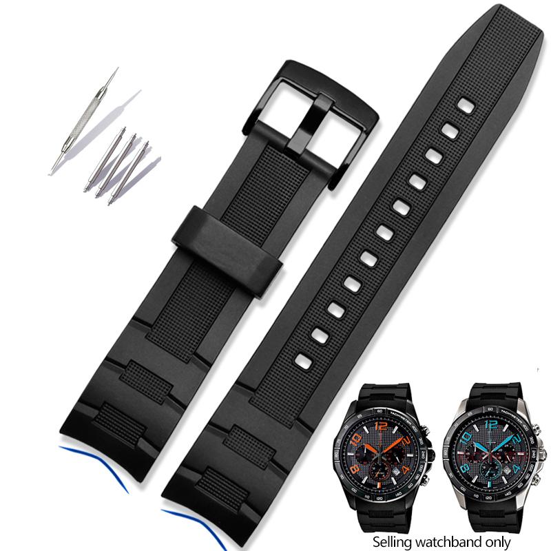 EFR-303 Silicone Rubber Watchband 22mm For Casio 5468 EDIFICE EFR-304 EFR-516PB EFR-516 Bracelet Waterproof Sport Watch Strap