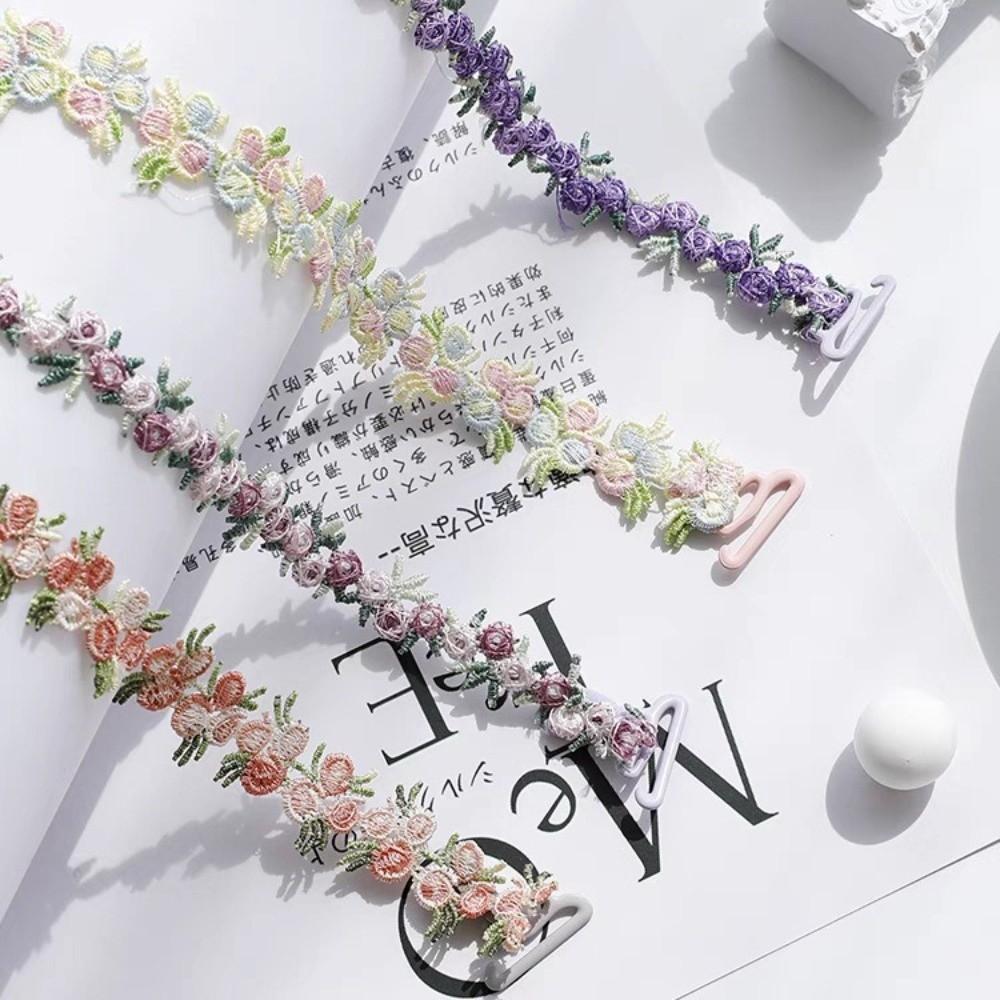 Elastic Floral Bra Straps Removable Lingerie Strap Belt Soft Shoulder Straps  Wedding Party Dress
