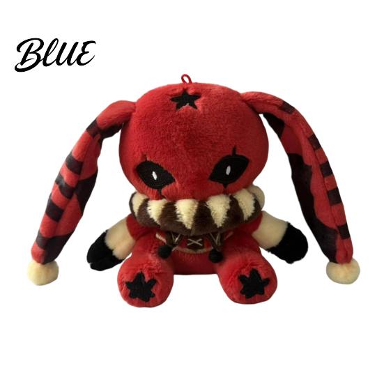Collectibles for Fans Creepy Cute Bunny Plush Toy Soft Stuffed Animal Doll Collectible Kids Red Eye Rabbit Plushie Game Fans Halloween Huggable