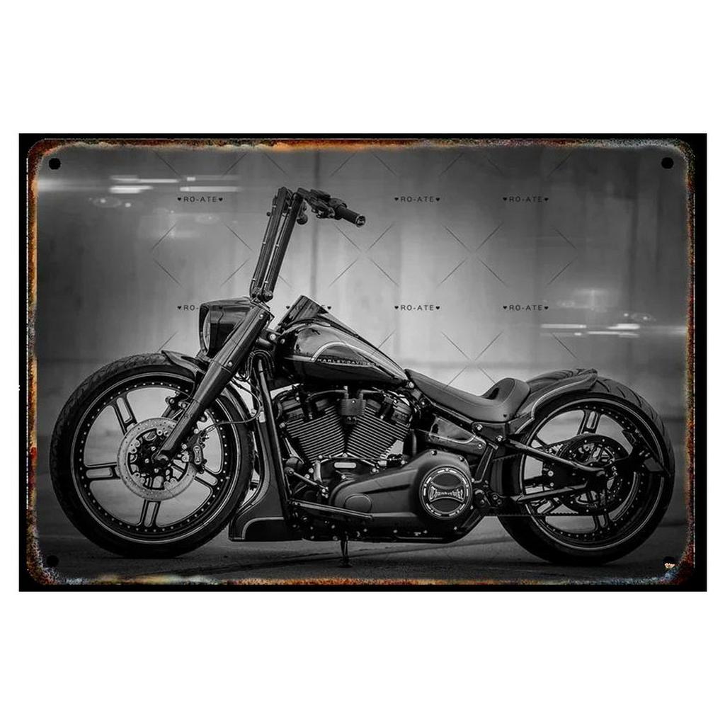 Plaque Metal Tin Signs Motorcycles Wall Decoration Vintage Art Posters Iron Painting for Man Cave Home Cafe Garage Club Bar