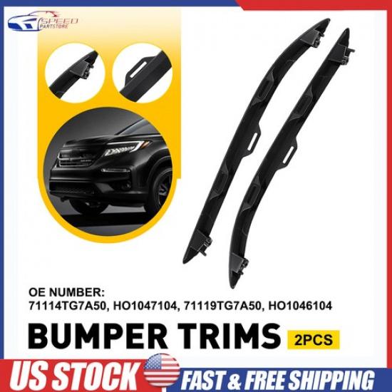 Front Driver Passenger Lower Bumper Trim For -22 Honda Pilot Special Edition