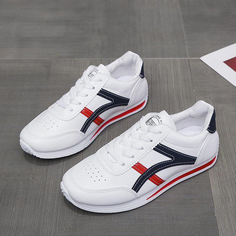 Sports 22 spring new breathable super fire Forrest Gump shoes flat tide shoes 35 красный