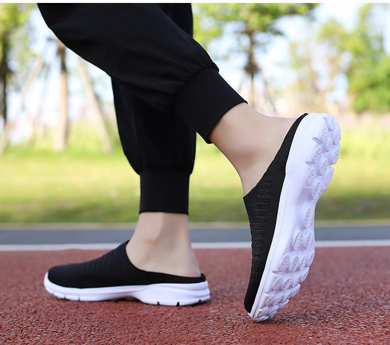 Fashion Summer 2024 Half Slippers for Men Trendy Men's Flat Bottom Casual Shoes Soft Sole Support Women's Sneakers Zapatos De Hombre