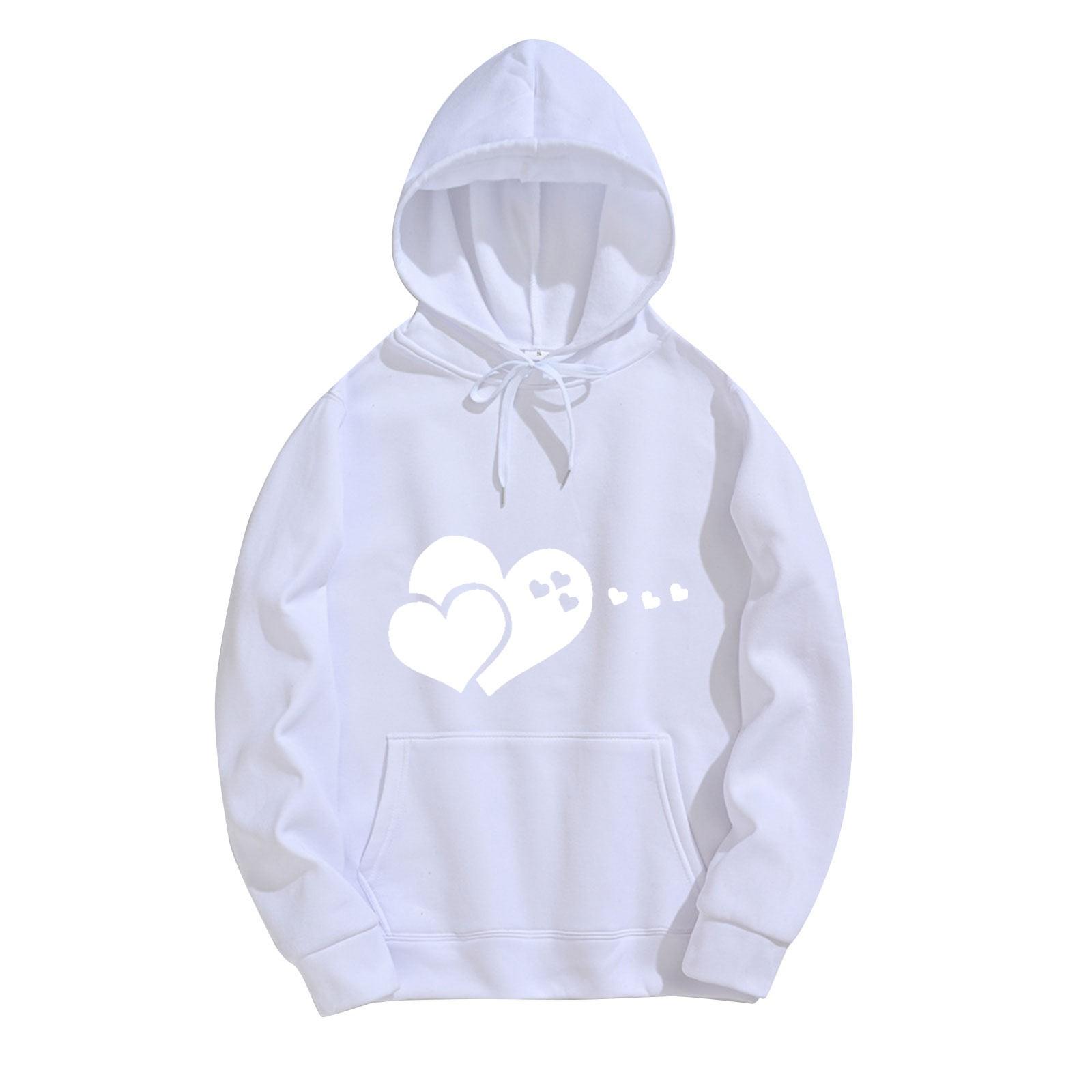

Спортивный костюм с капюшоном, унисекс, одежда для бега, пуловер с длинными рукавами, толстовка с капюшоном XL белый