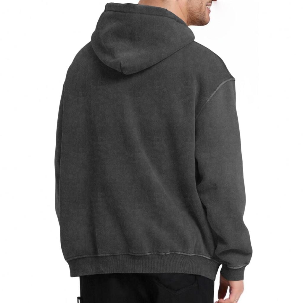 Herren Kapuzenpullover mit Tasche, langärmeliges Fleece-Sweatshirt, Trainingsoberteil, Herbstmode-Hoodie