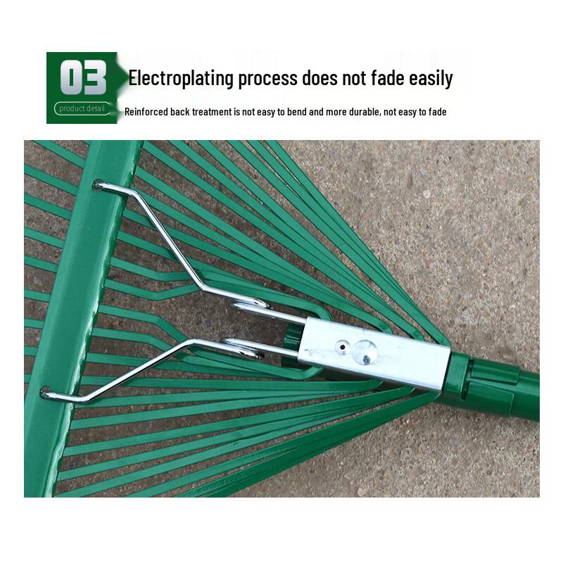 24-Tooth Garden Leaf Rake