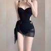 New Swimsuit Women's Sexy Bikini Small Breasts Gather Fairy Vacation Hot Spring Hollow Backless Swimsuit